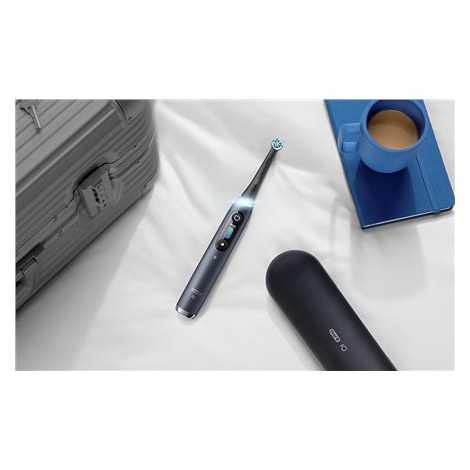 Oral-B | iO 9 Series Duo | Electric Toothbrush | Rechargeable | For adults | ml | Number of heads | Black Onyx/Rose | Number of - 4